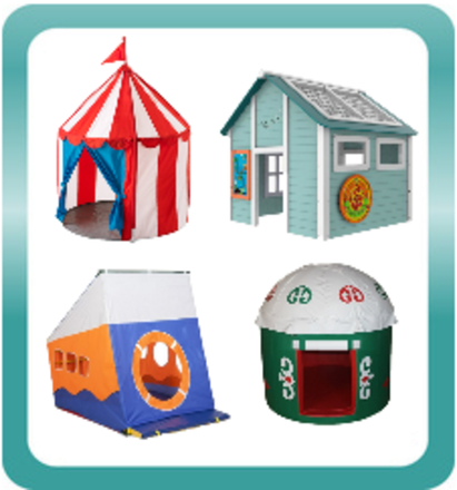 Игровые домики, палатки, шатры и комплектующие