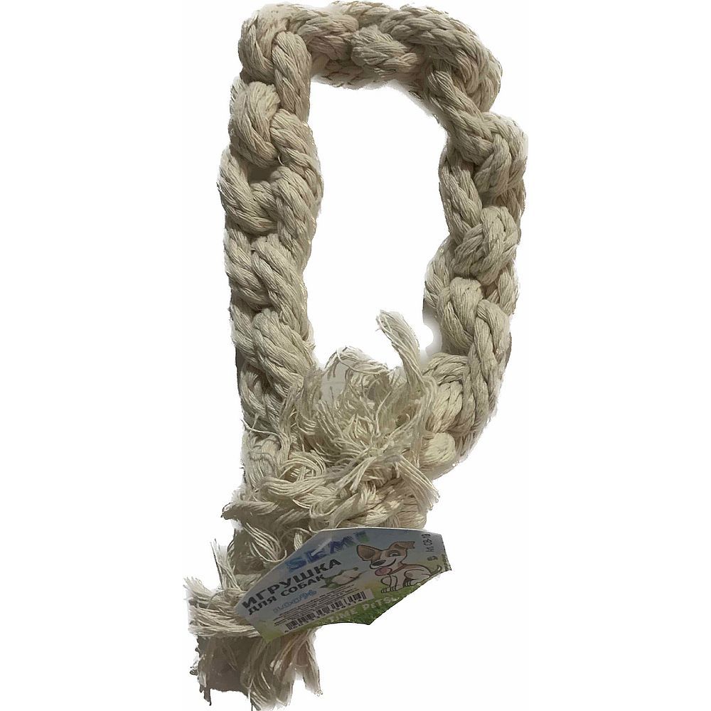 Игрушка для собак канат кольцо D 20см, 2-е плетение СВ-019