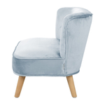 Детский велюровый диван Roba Lil Sofa голубой