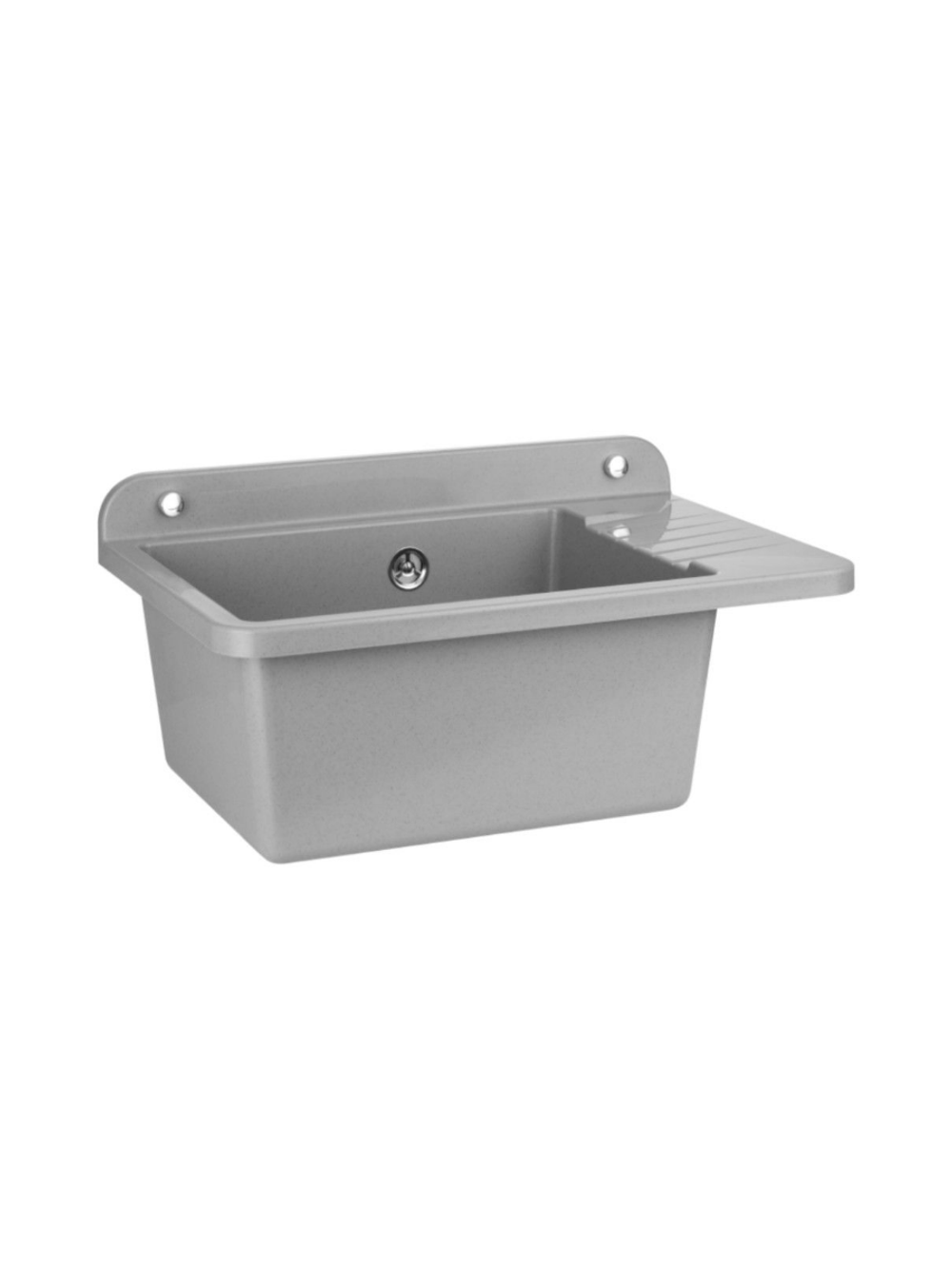 Пластиковая техническая раковина COMPACT GREY