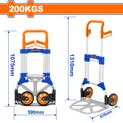 Складная тележка 200 кг WADFOW WWB9A20