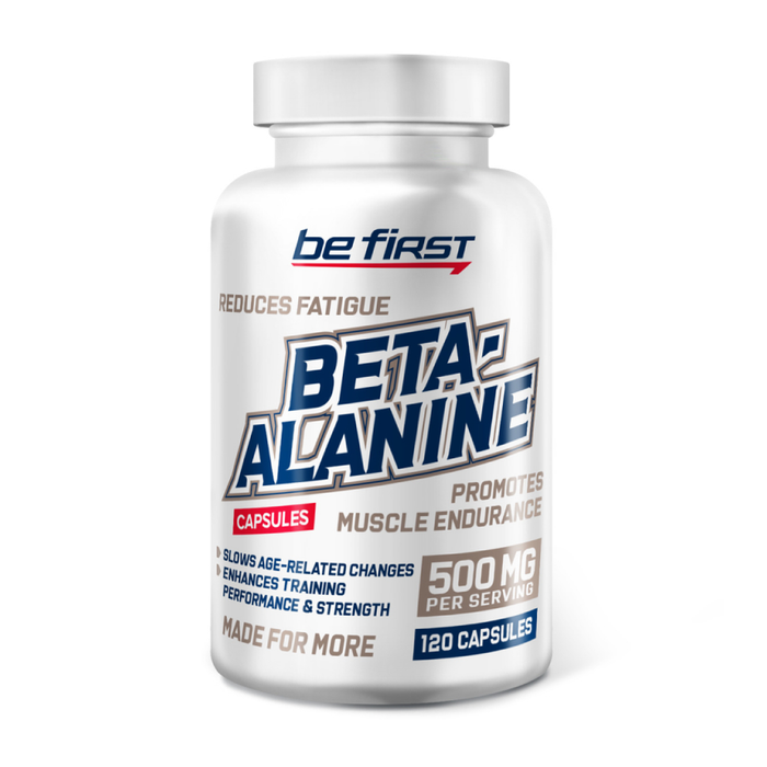 Бета-Аланин, Beta-Alanine, Be First, 120 капсул