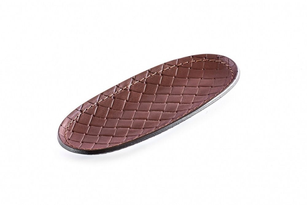 Настольный набор Урбан из кожи люкс цвет FG Brown /черный 9 предметов