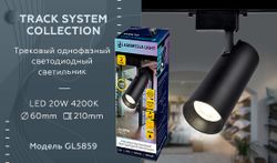 Ambrella Трековый однофазный светодиодный светильник Track System GL5859