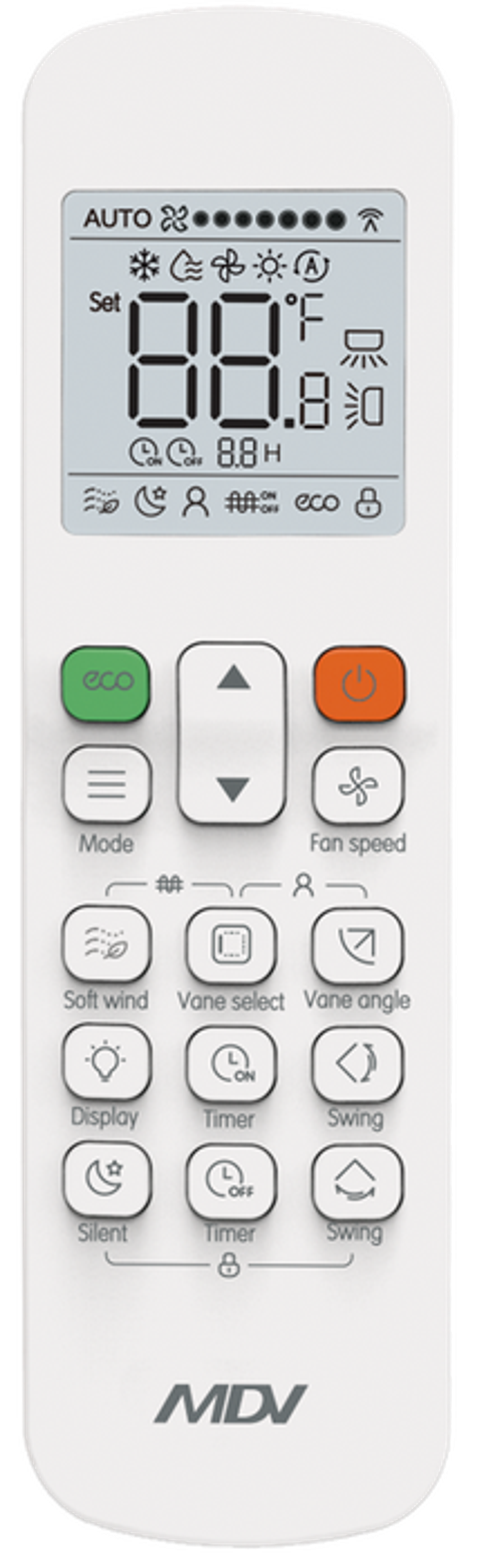 Кассетный фанкойл 7-7,9 кВт Mdv MDKA-V850R/MDV-MBQ4-02C