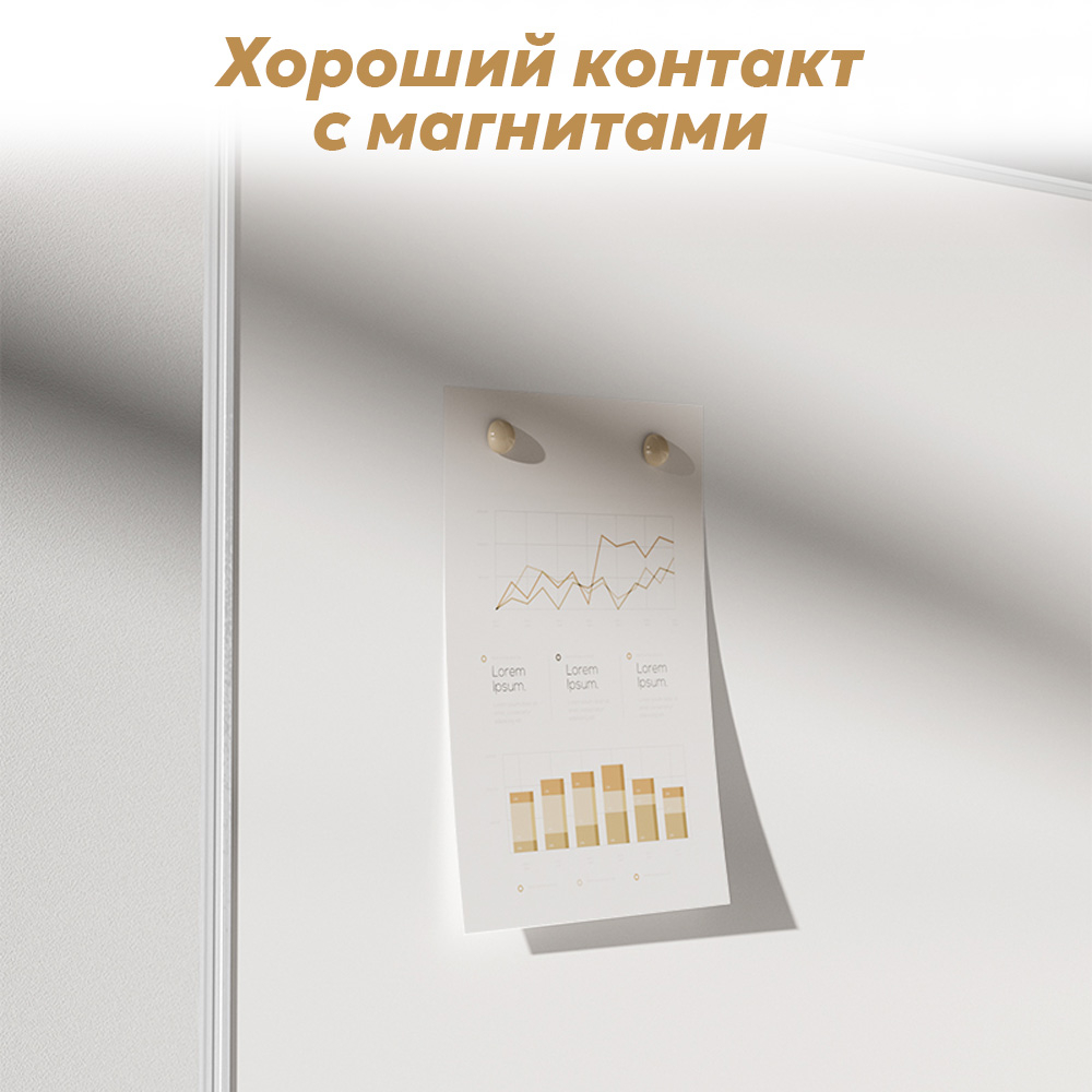 Доска магнитно-маркерная DELI 90 х 150 см