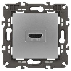 Розетка ЭРА Elegance 14-3114-03 HDMI IP20 алюминий