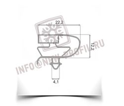 Уплотнитель для холодильного шкафа Ариада MS700 (стеклянная дверь) 1570*765 мм (006 АНАЛОГ)