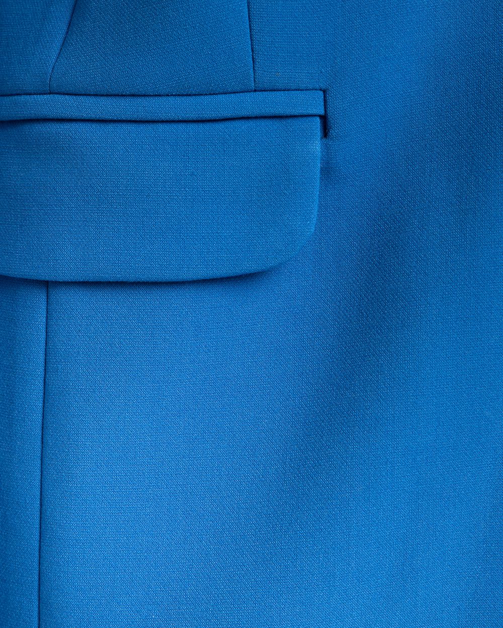 Пиджак прямой "электрический синий"