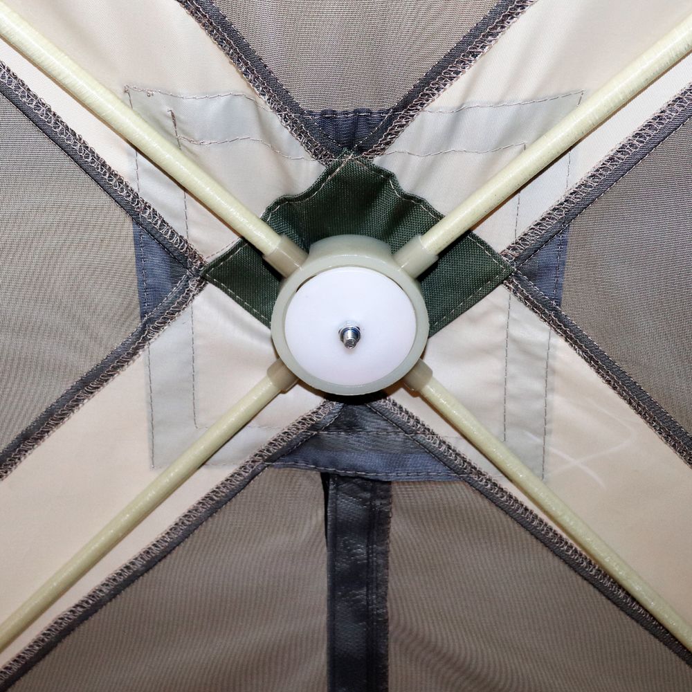 Шатер СЛЕДОПЫТ быстросборный, 2,1х2,1 м, h-2,05 м, S по полу 4,4 кв.м