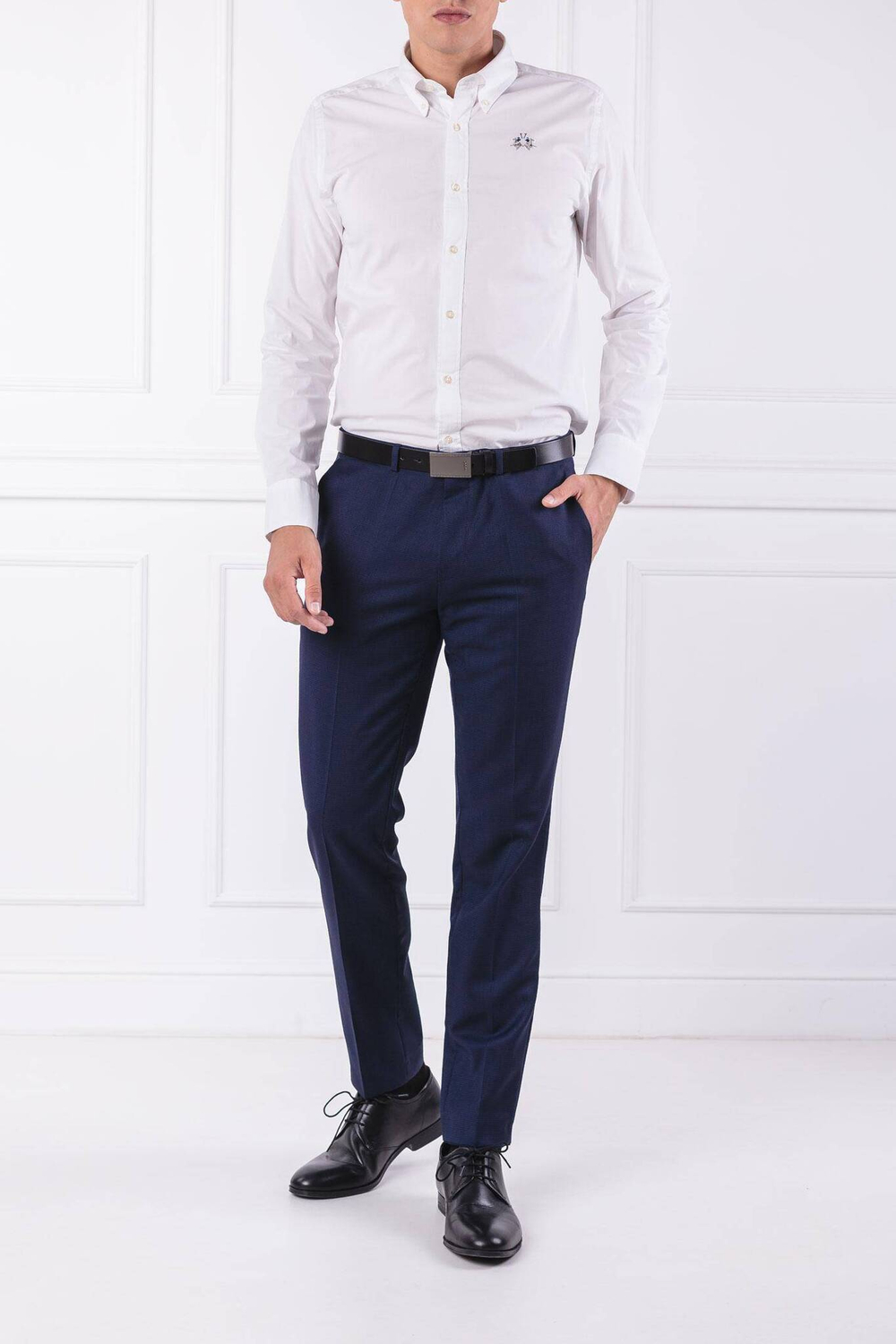 рубашка leon La Martina - белый(CCMC02 PP003)