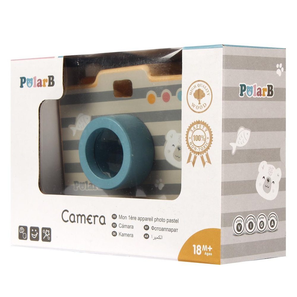 Фотоаппарат с кистевым ремешком коробка (VIGA)