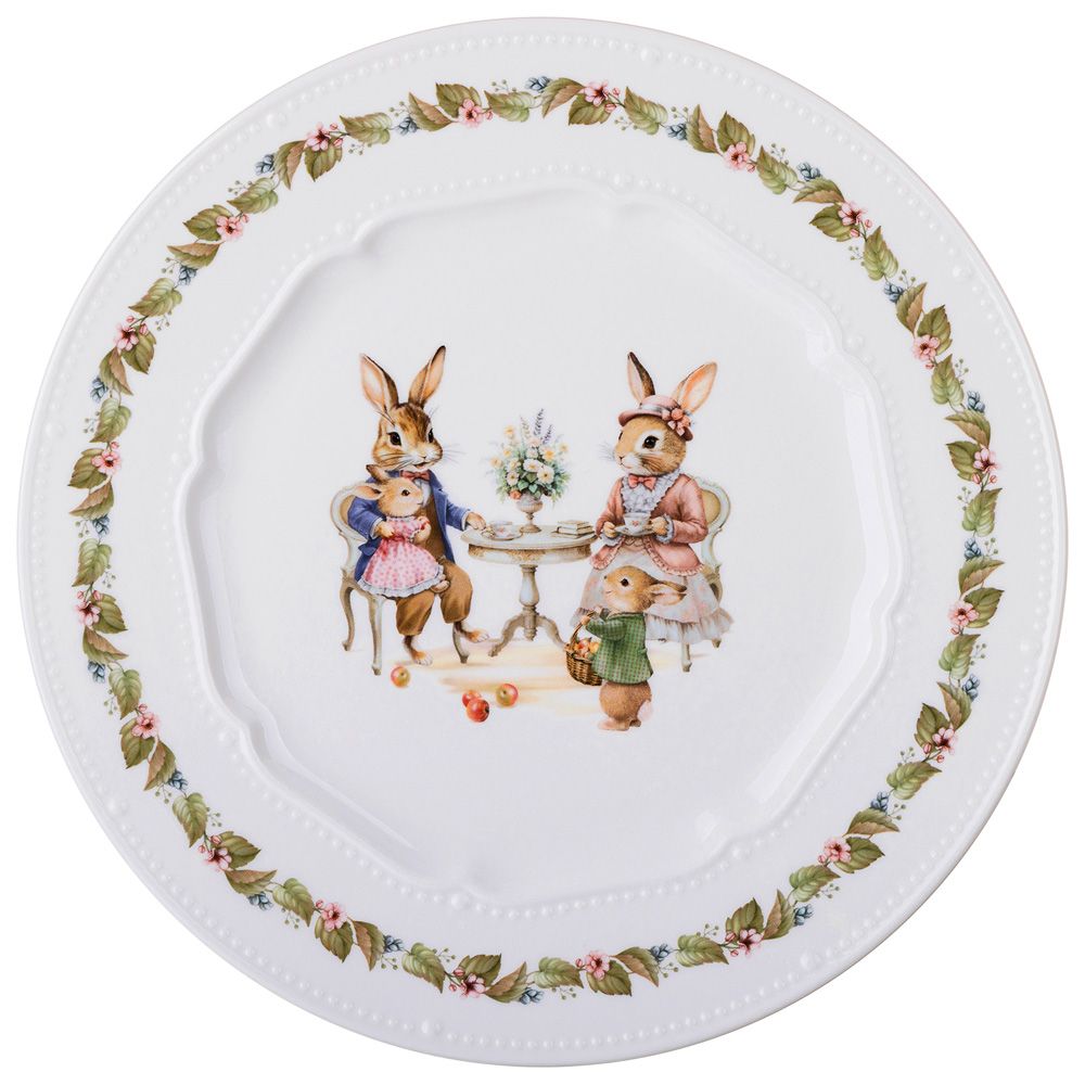 ТАРЕЛКА ОБЕДЕННАЯ LEFARD "RABBITS FAMILY" 25,5 СМ