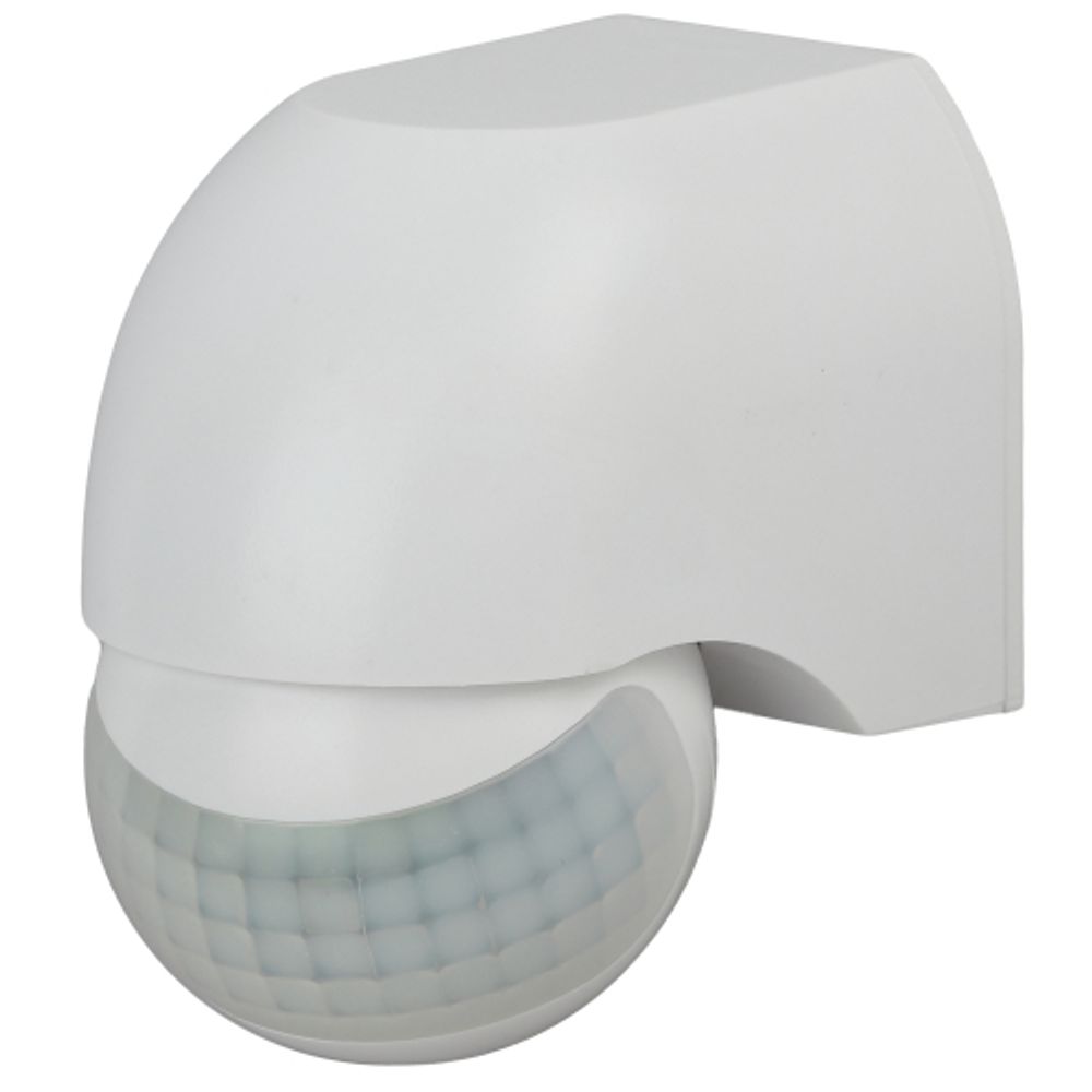 Датчик движения ЭРА MD 011 для дома инфракрасный нагрузка 1200Вт, угол обзора 180, дальность 12м | Датчики движения