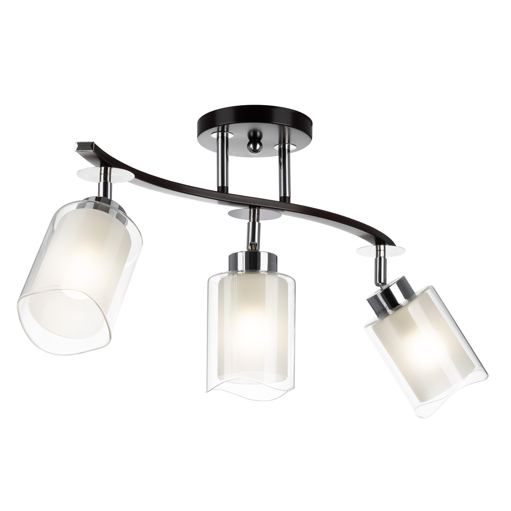 Citilux Фортуна CL156132 Люстра с поворотными плафонами Венге Хром