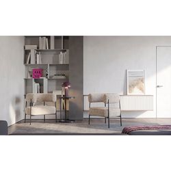 Кресло HugMe, букле, миндальное молоко