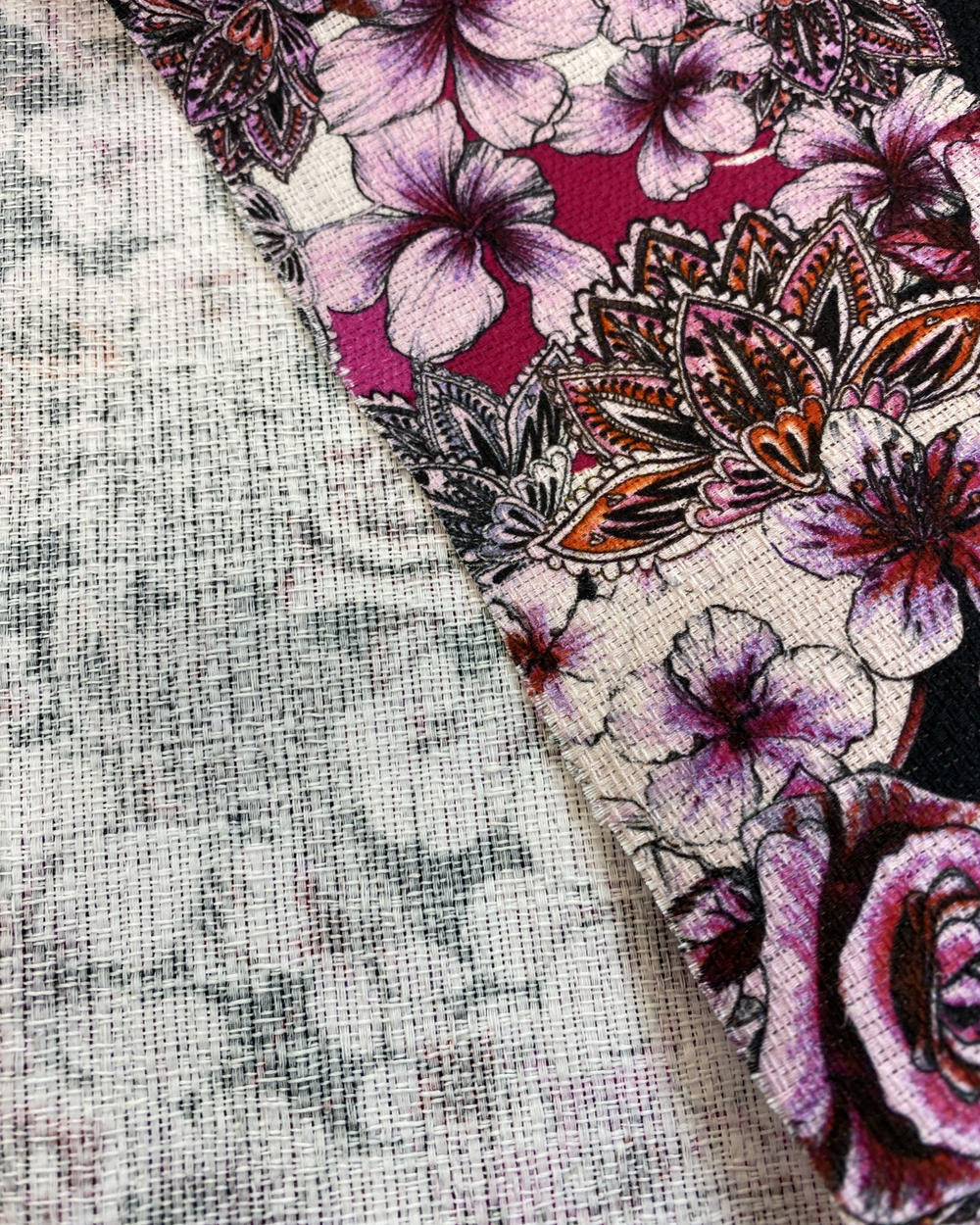 Ткань хлопок жаккард 100% (Италия) ш-150см 1м