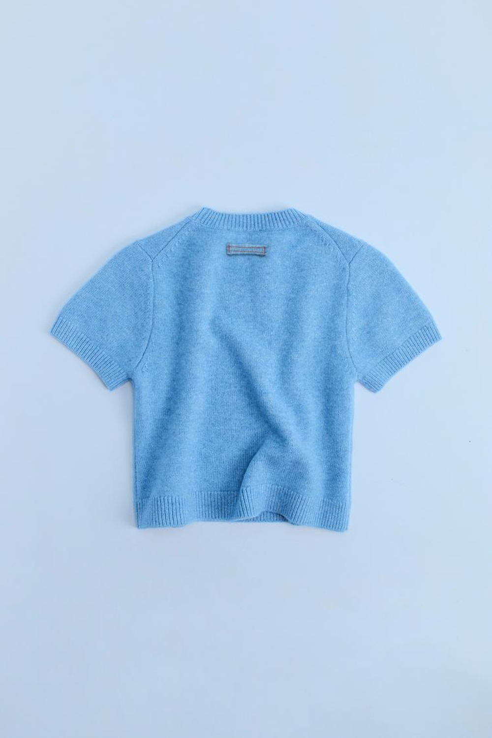 ZARA СВИТЕР ИЗ ШЕРСТИ И КАШЕМИРА, СИНИЙ