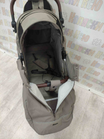 Коляска прогулочная Baballo Future 2024 бежевая (белая рама)