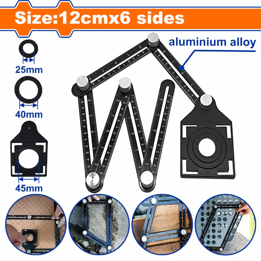Шестисторонняя линейка WADFOW WSR5601