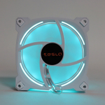 Набор из 3 вентиляторов TESLA RGB120 CW3, 120мм, 1200rpm, 3-pin+Molex, белый/Ice Blue, 38CFM, 21дБ (TSL-120-CW3)