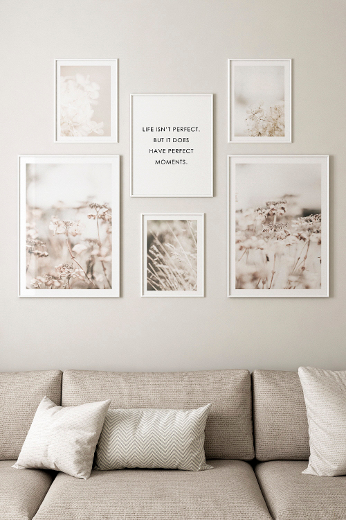 Интерьерная картина в технике цифровой печати. АРТ 023 Готовая стена размер L