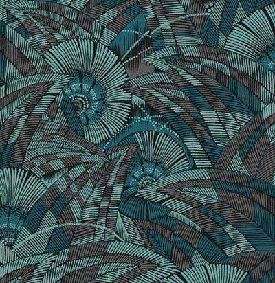 Обои с тропическими цветами TRI404