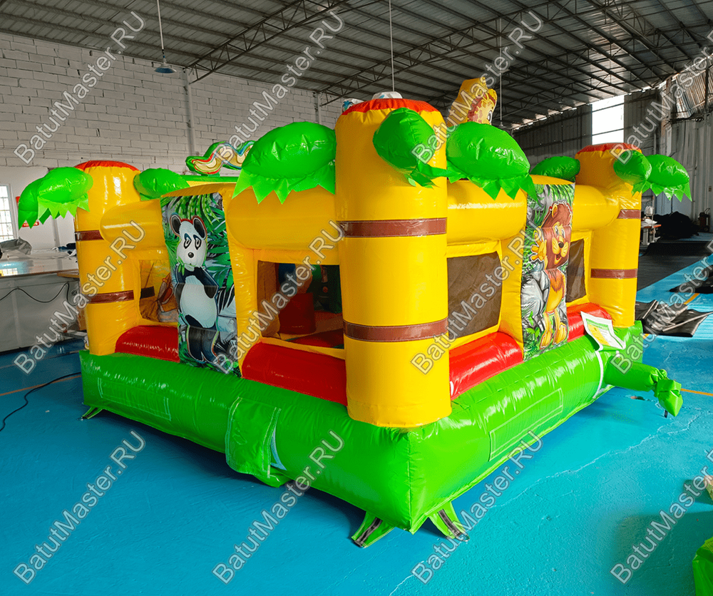 Коммерческий надувной батут "Сафари-экскурсия" 3.5*3.5*2,8 м