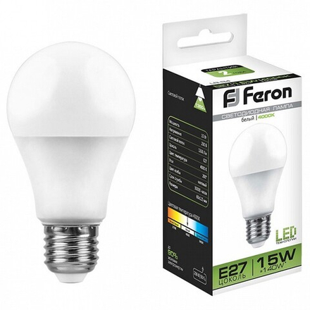 Лампа светодиодная Feron LB-94 E27 15Вт 4000K 25629