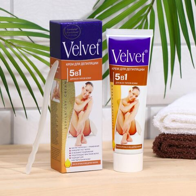 VELVET Крем-депилятор д/всех типов кожи 5в1 100 мл.