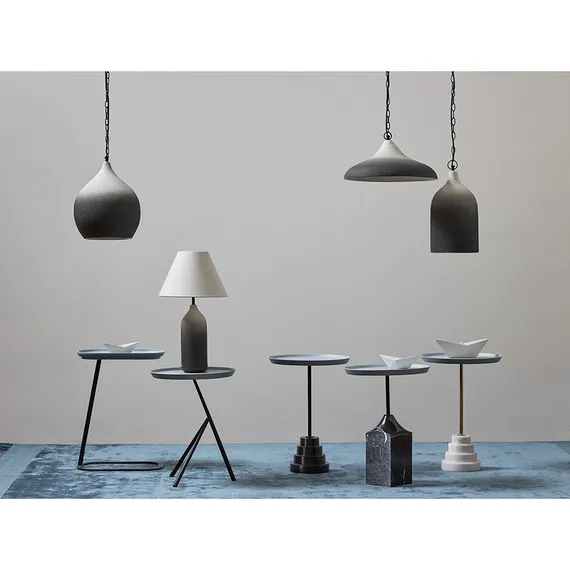 Светильник подвесной Sustainable, Ø33х38 см, черный/белый