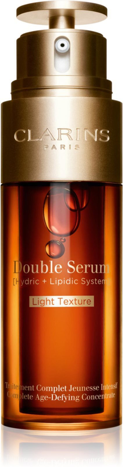 Clarins Double Serum Light Texture - интенсивная антивозрастная сыворотка /   50  ml  / GTIN 3666057106965