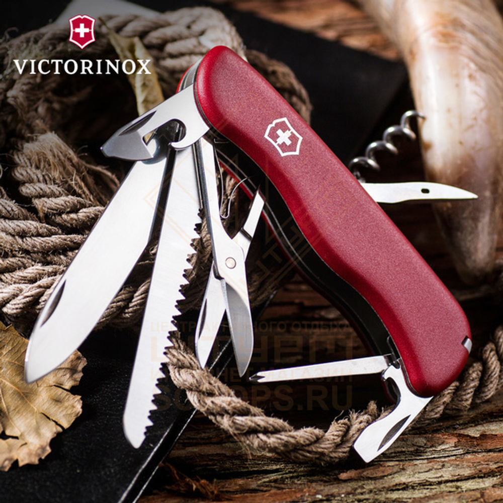 Нож многофункциональный Victorinox Outrider 111 мм, Red