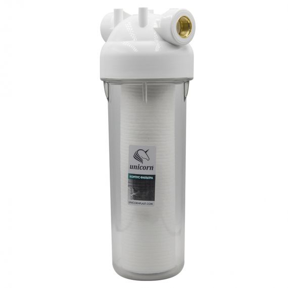 Колба Unicorn SL 10&quot; х/в 1/2&quot; 6 бар прозрачная 39479