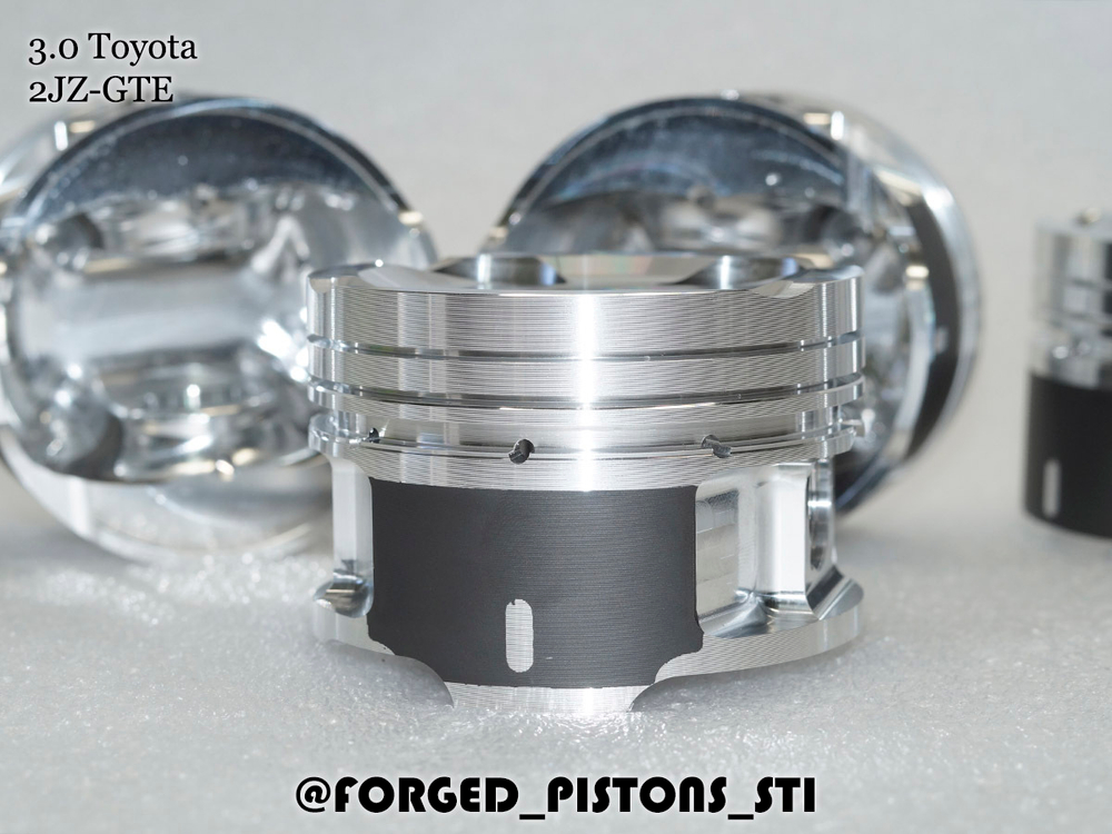 Поршни СТИ Toyota 3,0 2JZ-GTE (V=15,2) под кольца 1,5/1,5/4,0