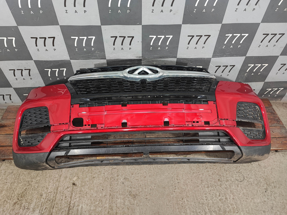 Бампер передний в сборе Chery Tiggo 4 18-нв Б/У Оригинал 602000483AADQJ