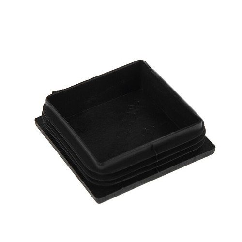 Заглушка квадратная 60 х 60 черная