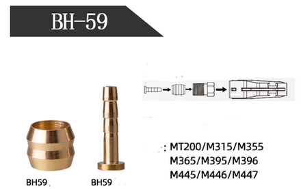 Штуцер+оливка ZTTO BH-59