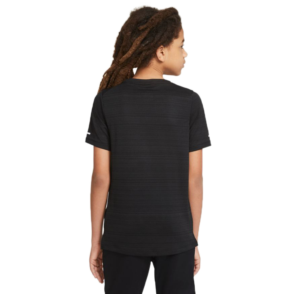 Детская теннисная футболка Nike Dri-Fit SS Miler Top - black