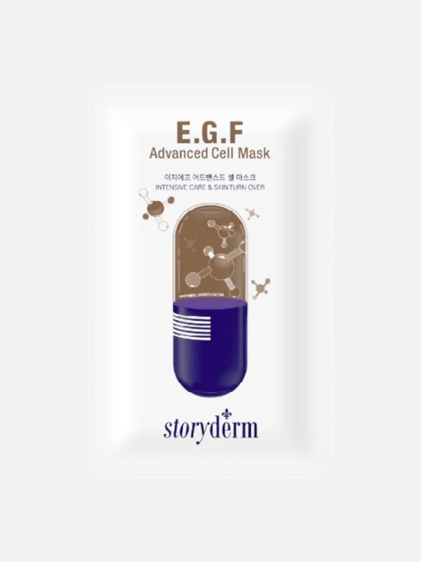 Омолаживающая премиум-маска Silk Mask E.G.F Advanced Mask, Storyderm, 1 шт