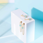Серьги Coeur de Lion Multicolour Gentle 4425/21-1576