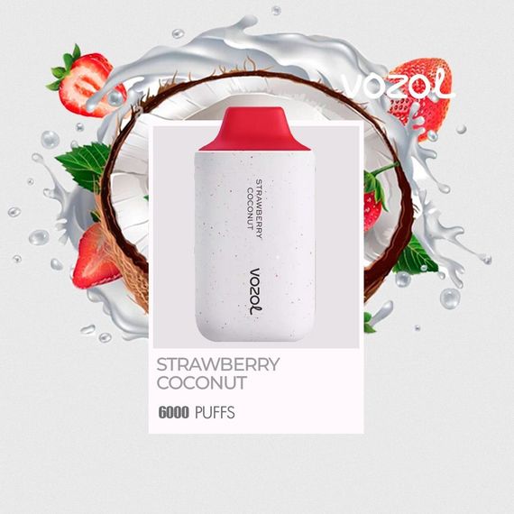 VOZOL STAR 6000 - Strawberry Coconut (5% nic)