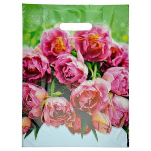 Пакет прорубная ручка Россия 30*40 см 30 мкм ПВД Натюрель 1 шт/уп 1 000 шт/кор