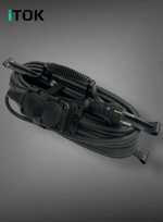 Удлинитель силовой iTOK i-CONNECT-COLOR-SUR-KG-325-2-54-10-BLACK