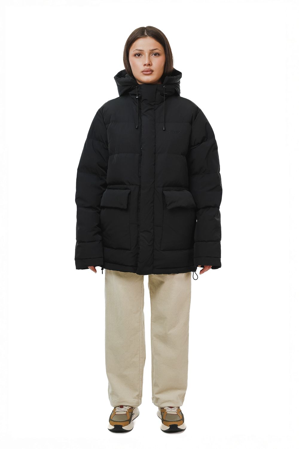 Пуховик Ymkashix HTF Logo черный