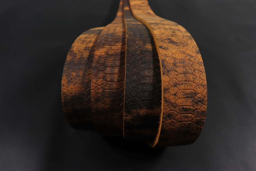 Ременная заготовка рыжий лофт + Плита Королевская Кобра