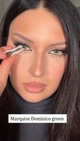 Светло - зеленые цветные линзы c окантовкой на 12 мес. Marquise Dominico green/ Яркие зеленые цветные линзы
