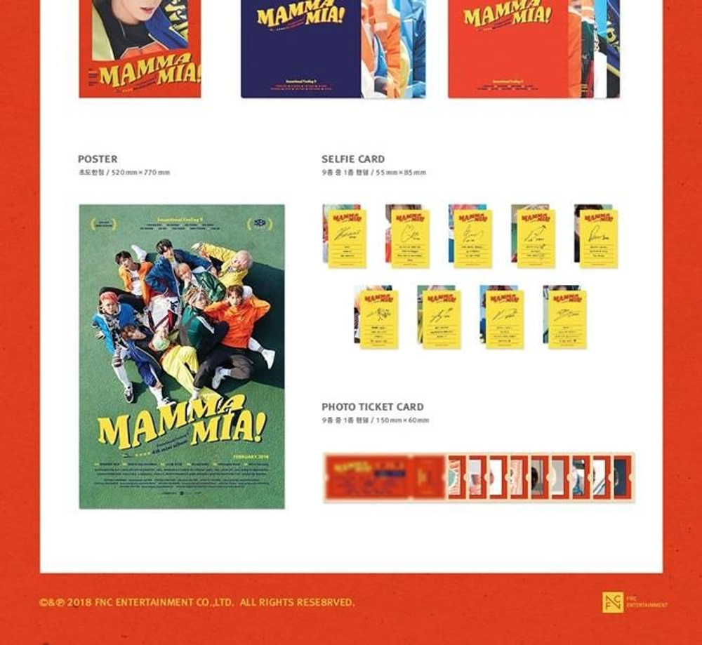 Альбом SF9 - Mamma Mia! 4th Mini Album