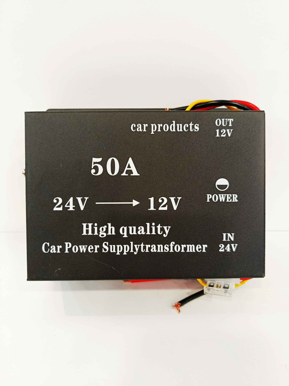 50А (24V - 12V) / Понижающий преобразователь с 24V - на 12V, 50 ампер, экстра (1 шт.)