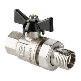 Кран шаровой американка внутренняя / наружная резьба, ручка бабочка VALTEC PERFECT 1*
